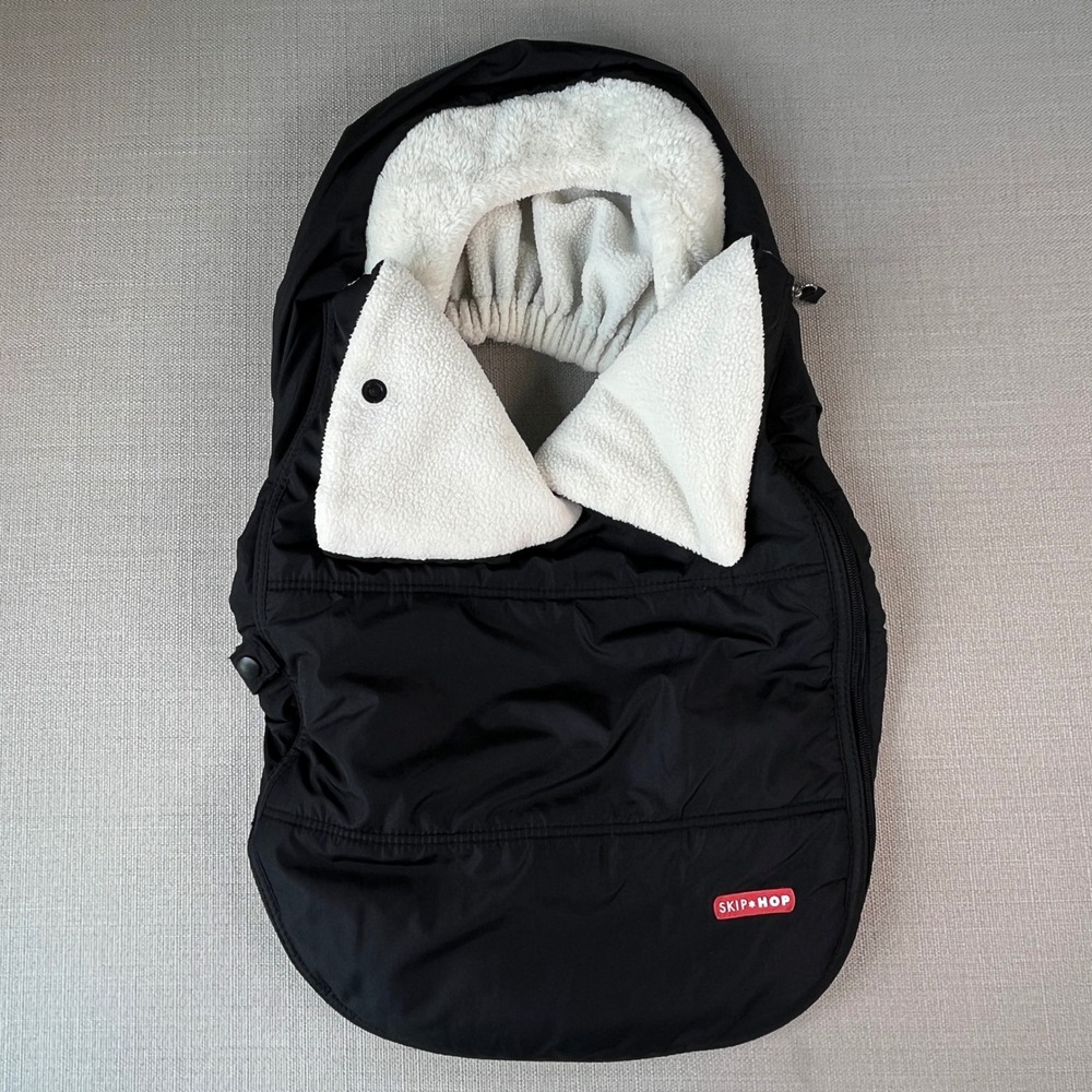 Skip Hop Stroll & Go Cover Infant Black Fleece Lined Insulated